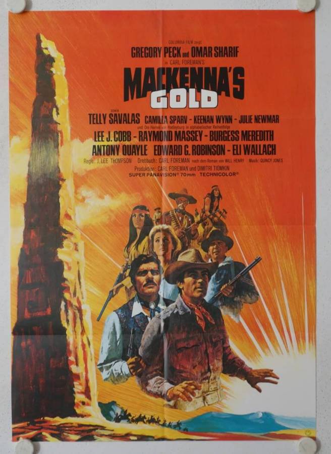 MacKennas Gold originales deutsches Filmplakat